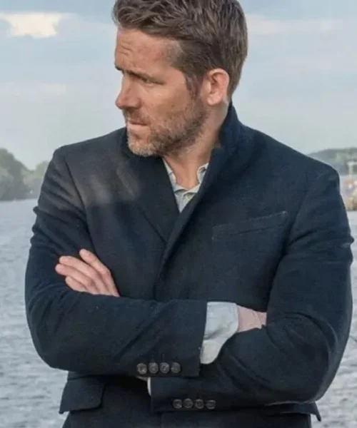 Ryan Reynolds Coat from The Hitmans Bodyguard