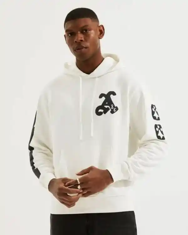 Shop Arsenal N7 Pre-Historic Hoodie White Sale