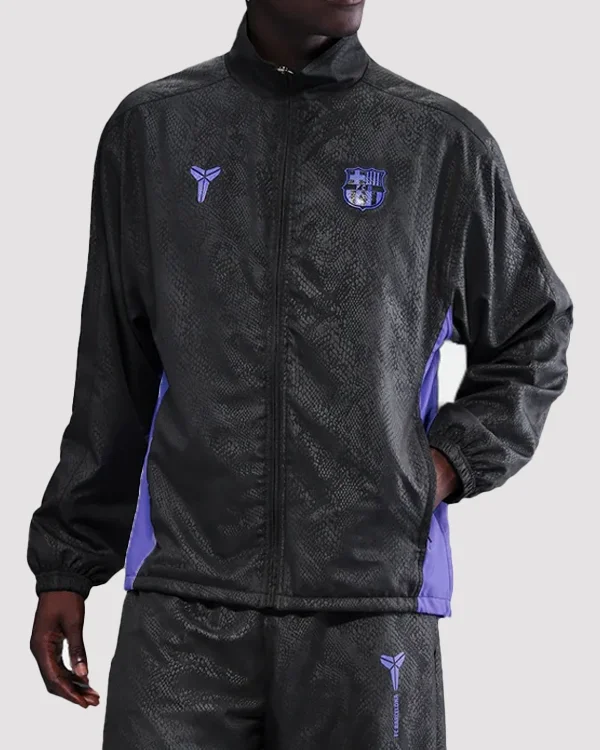 Shop Barcelona Nike 2025_26 Mamba Away Full-Zip Track Jacket – Black Saleject