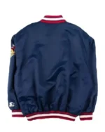 Shop Cleveland Indians Navy Blue Bomber Jacket on Sale