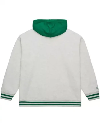 Shop Mitchell & Ness Men’s Philadelphia Eagles Heather Grey Offseason Vintage Pullover Hoodie Sale