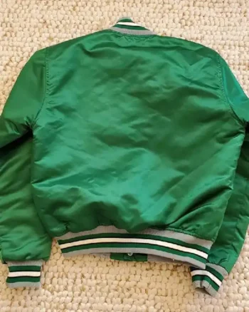 Shop Starter Philadelphia Eagles 80s Bomber Green Full-Snap Satin Jacket Sale