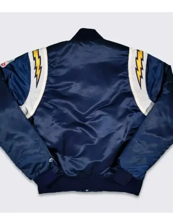 Shop Starter San Diego Chargers 80’s Satin Navy Full-Snap Jacket Sale