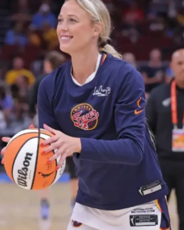 Sophie Cunningham Indiana Fever Navy Core T-Shirt sale