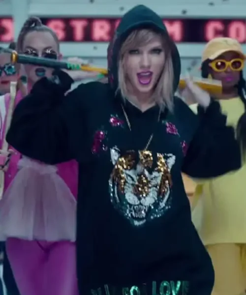 Taylor Swift Blind For Love Black Tiger Hoodie