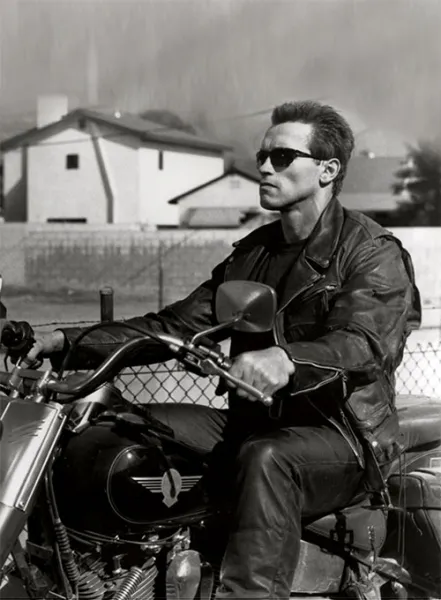 Terminator 2 Arnold Schwarzenegger Motorcycle Jacket