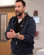 The Pitt S01 Noah Wyle Blue Hoodie