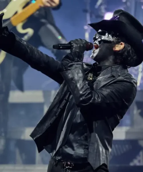 Tobias Forge Skeletour World Tour 2025 Leather Jacket