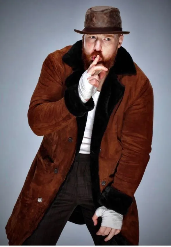 WWE Sheamus Brown Trench Coat - Image 2