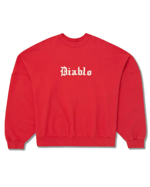 Willy Chavarria Diablo Hooligan Crewneck
