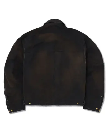 Willy Chavarria Stockton Work Jacket Black Back