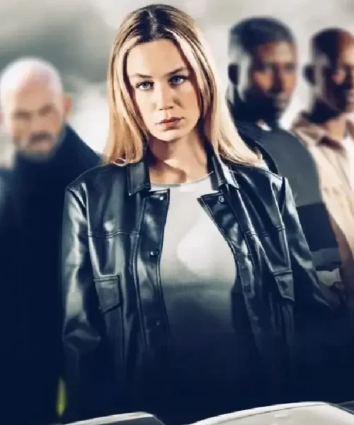 Zoé Marchal Carjackers Black Leather Jacket