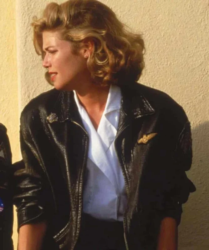 kelly-mcgillis-top-flight-pilot-gun-black-leather-jacket