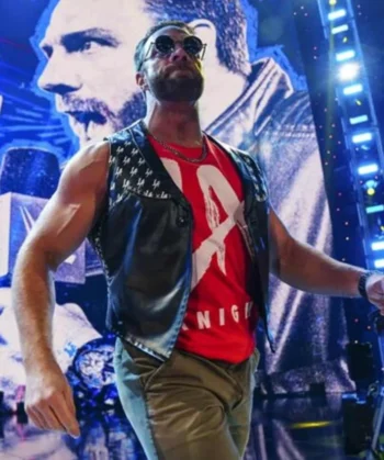 la-knight-wwe-black-leather-vest-usa