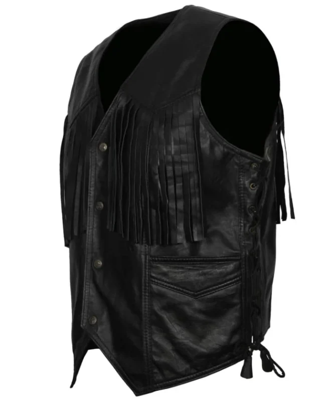 men-western-cowboy-fringe-black-leather-vest-online