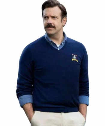 ted-lasso-jason-sudeikis-Blue-sweater