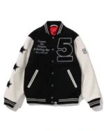 A BATHING APE x COMME des GARCONS OSAKA Varsity Jacket
