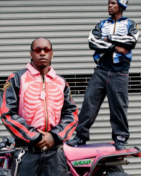 AWAKE NY x Vanson Leathers Bone TJC Bomber Jacket