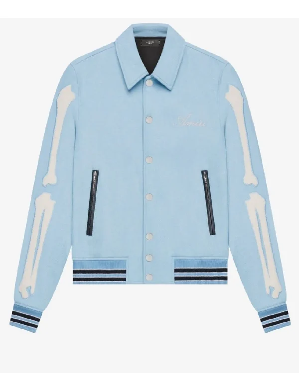 Amiri Bones Letterman Wool Jacket for sale