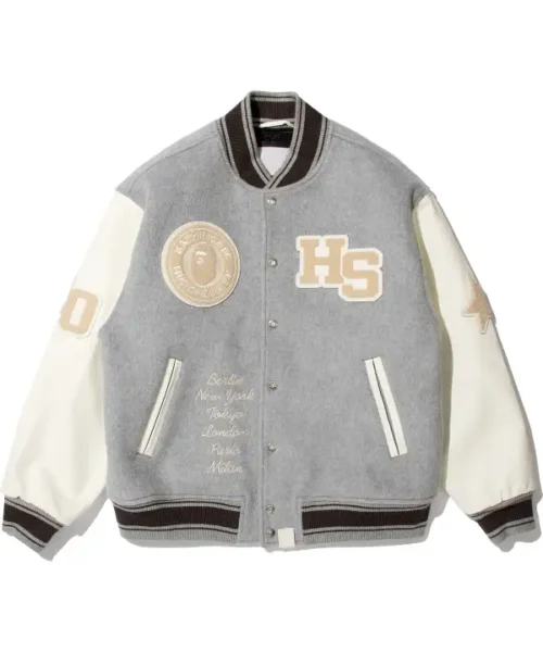BAPE X HIGHSNOBIETY Varsity Jacket
