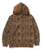 Bape Wild Leopard Pattern Shark Relaxed Fit Full ZiP Hoodie
