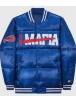 Buffalo Bills Mafia Blue Puffer Jacket