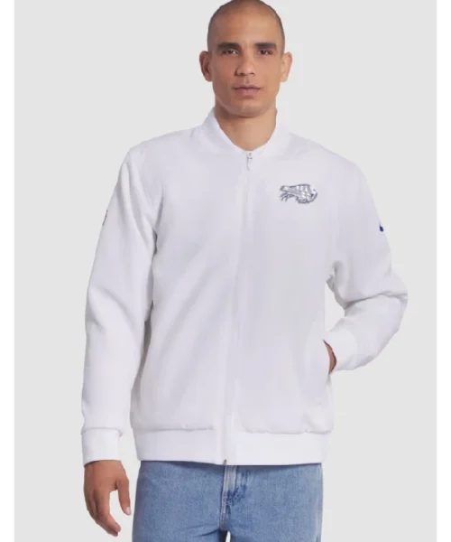 Buffalo Bills Nike 2025 Rivalries Sideline Bomber Jacket