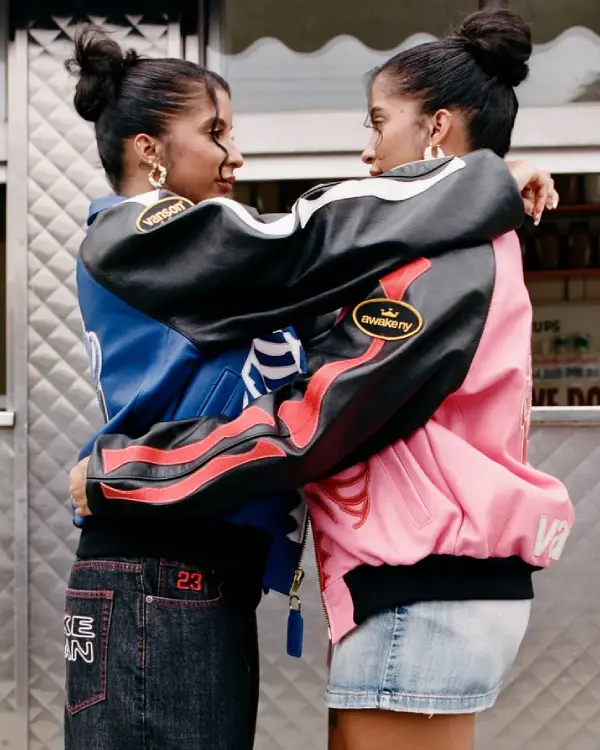 Buy AWAKE NY x Vanson Leathers Bone TJC Bomber Jacket