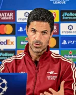 Buy Mikel Arteta UEFA Champions League 2025_26 Phase MDI Red Jacket Sale