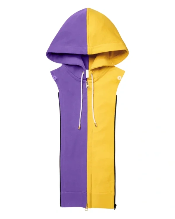 Buy Minnesota Vikings Women Black Blazer With Removable Hoodie