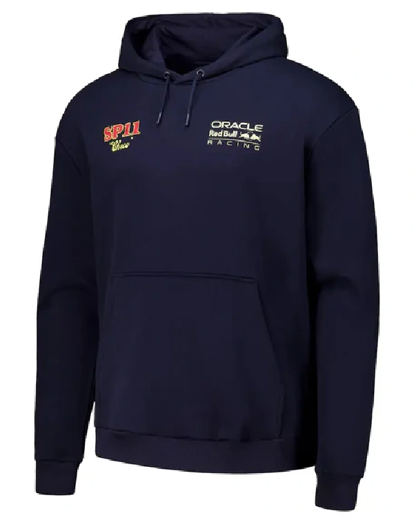 Buy Navy Vintage Red Bull Big Logo Racing Hoodie For Men and Women Sale Style 05