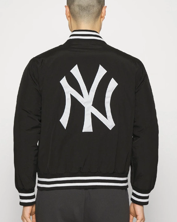 Buy New York Yankees Black Bomber Jacket