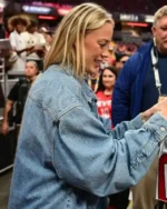 Buy Sophie Cunningham WNBA Playoffs Semifinal 2025 Blue Denim Jacket Sale Site post