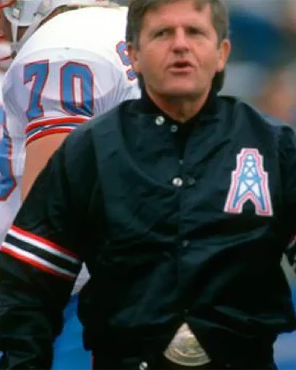 Buy Starter Black Houston Oilers 90s Full-Snap Satin Jacket Sale