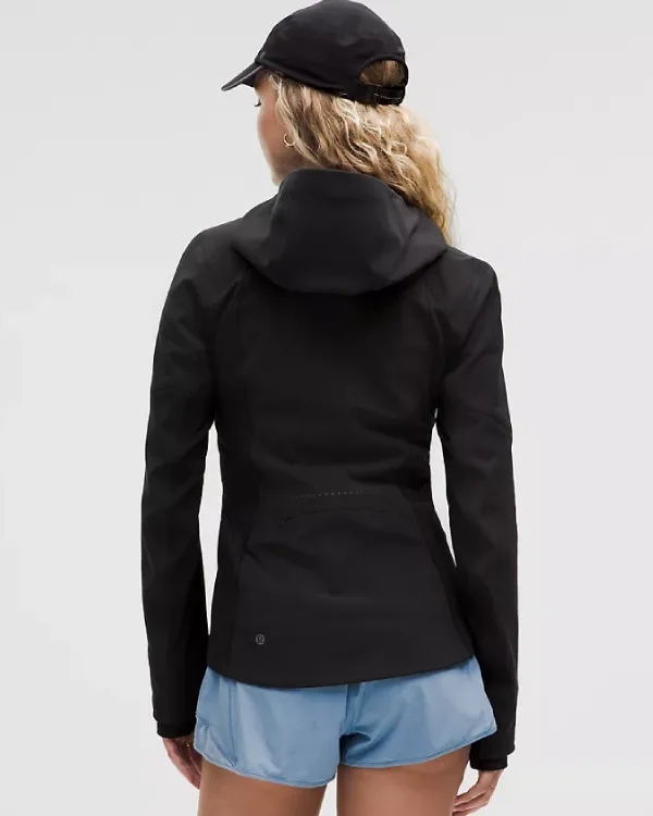 Buy Women’s Lululemon Cross Chill Performance Jacket Sale Black Back