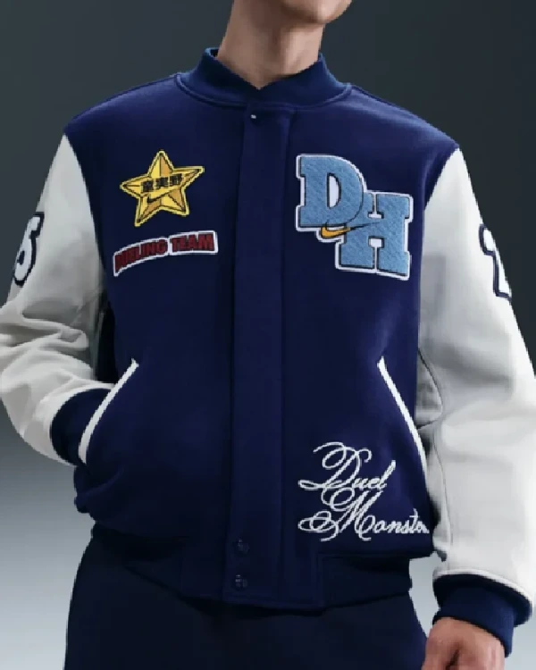 Buy Yu Gi Oh Destroyer Varsity Bomber Jacket Sale