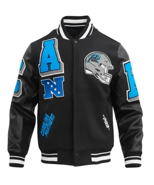 Carolina Panthers Mashup Wool Varsity Jacket