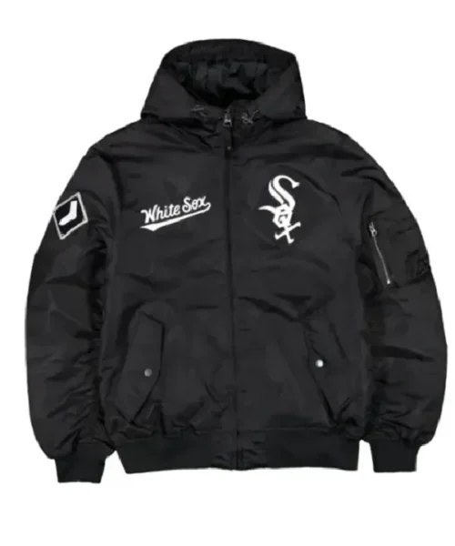 Chicago White Sox Historic L-2B Black Hooded Jacket