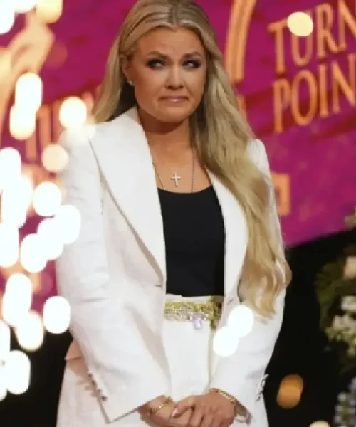 Erika Kirk Charlie Kirk Memorial Blazer