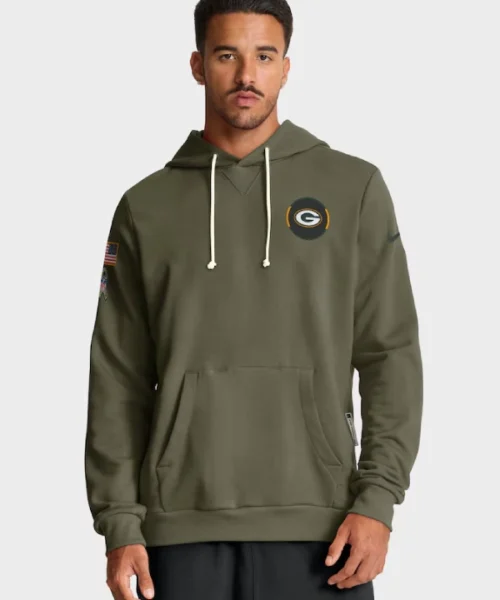 Green Bay Packers 2025 Salute To Service Hoodie