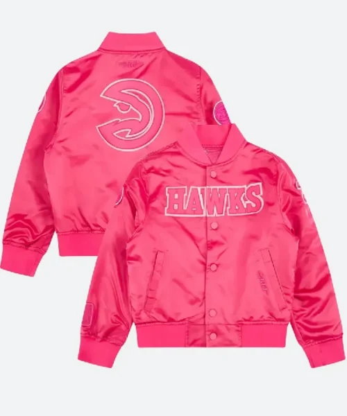 Hawks Triple Pink Varsity Jacket