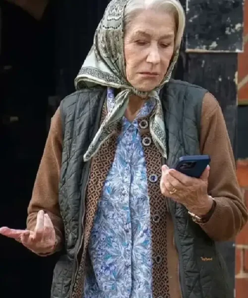 Helen Mirren The Thursday Murder Club Vest