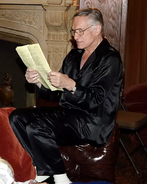 Hugh Hefner Movie Night Black Robe