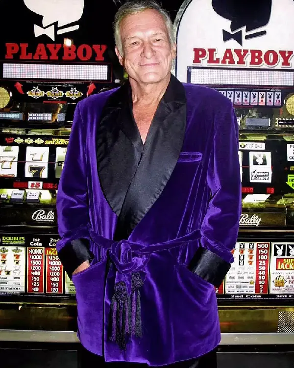 Hugh Hefner Purple Robe