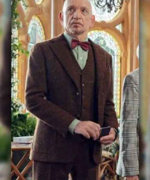 Ibrahim Movie The Thursday Murder Club 2025 Ben Kingsley Brown Suit