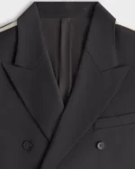 Kith for Adidas Football 3 Striped Grey Suit Blazer