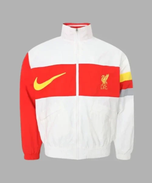 LFC Nike Mens White Heritage Jacket