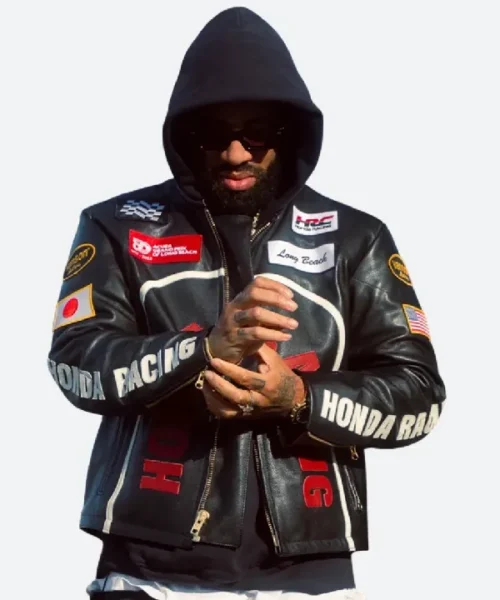 Larry X HRC Honda Racing Leather Jacket