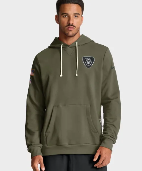 Las Vegas Raiders 2025 Salute To Service Hoodie