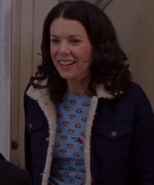 Lorelai Gilmore Gilmore Girls Denim Sherpa Jacket